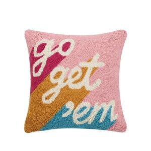 Colorful Motivational Throw Pillow